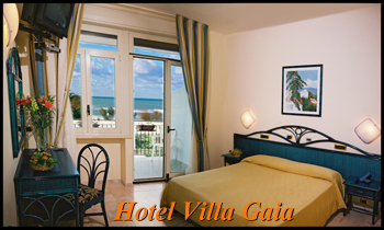 La suite n5 del Villa Gaia Hotel di Cefalù